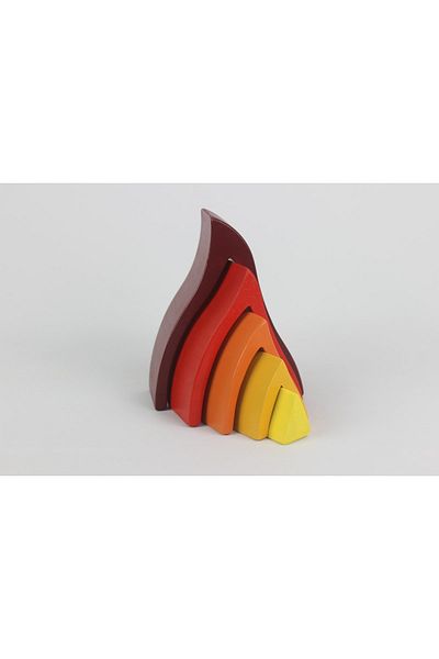 aliwooden Waldorf Flame - قطع مريح للأطفال