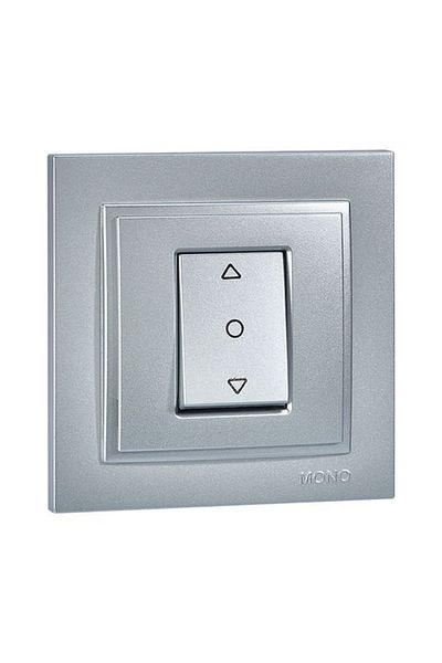 MONO 500- 002125 -159 Despina Silver Blinds - One Button, No Frame