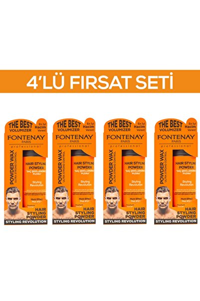 Fontenay Saç Şekillendirici Pudra Toz Wax Ultra Strong 20gr X4 4'lü Wax Set