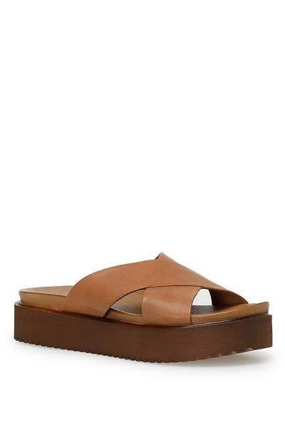 İnci Sonix 3fx Tan Women's Slippers