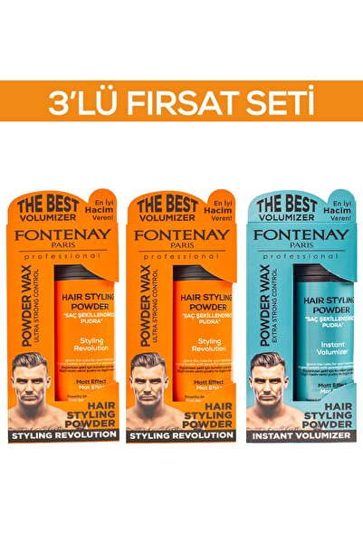 Fontenay Saç Şekillendirici Pudra Toz Wax Mat Effect Ve Ultra Strong X2 20gr ...