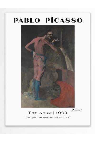 Postifull Poster de perete Pablo Picasso - Decor estetic de perete - Postere din seria de artă - Hârtie groasă