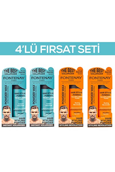 Fontenay Saç Şekillendirici Pudra Toz Wax Mat Effect X2 Ve Ultra Strong X2 20...