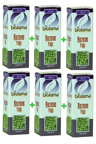 Biotama 20 مل × 6 قطع زيت الشمر