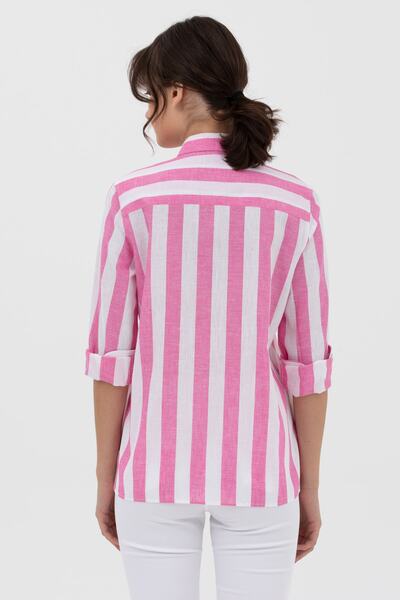 U.S. Polo Assn. Ataro csíkos ing rózsaszín