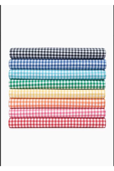 KAMİZ Piti Checkered Tablecloth - Table Cloth - Picnic Cloth 170x170