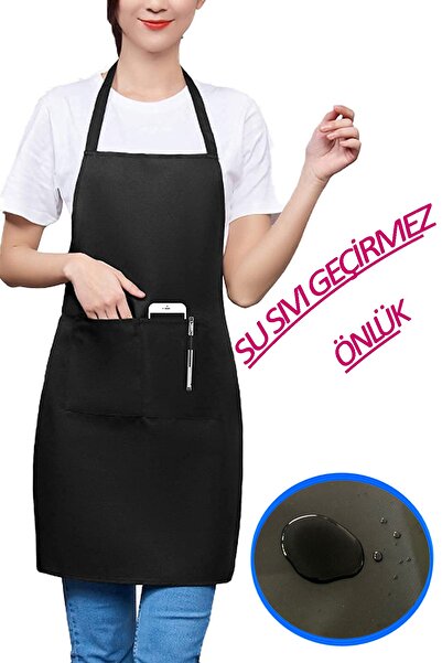 Nurnivus Waterproof Bulaşıkçı Önlüğü Mutfak Restoran Garson Chef Askılı Leke ...