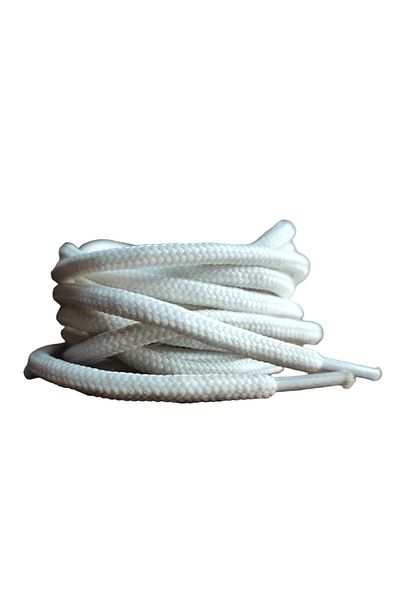 ÜNKUNDER White Shoelaces - 120mm X 5mm (round)