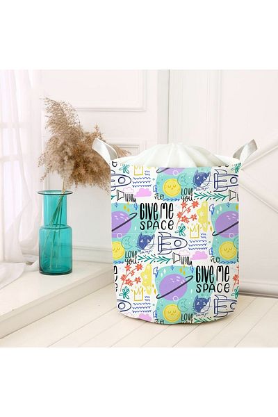 instababyrooms Digital Printed Multi-Purpose Basket Single Set Model 40047