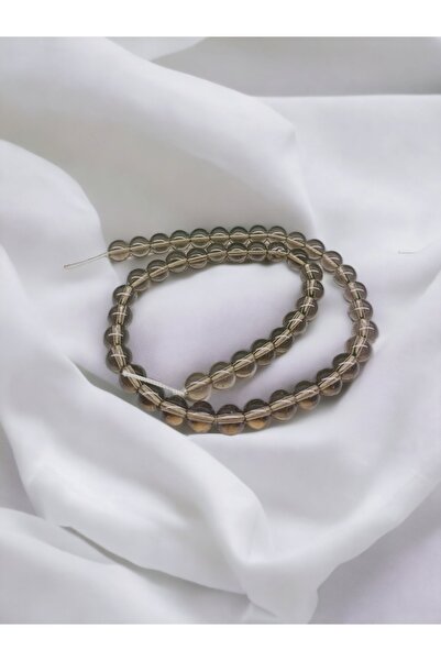 DOĞAL TAŞ CENNETİ Smoky Quartz 8 mm Array 8 (πιστοποιημένο)