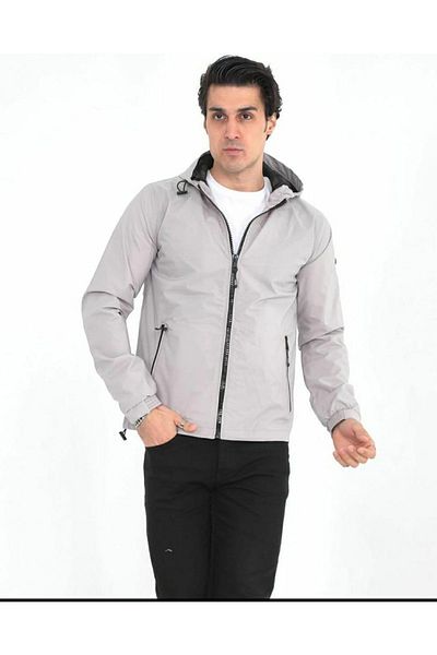 Staff Slim Fit Seasonal Raincoat Coat Hooded
