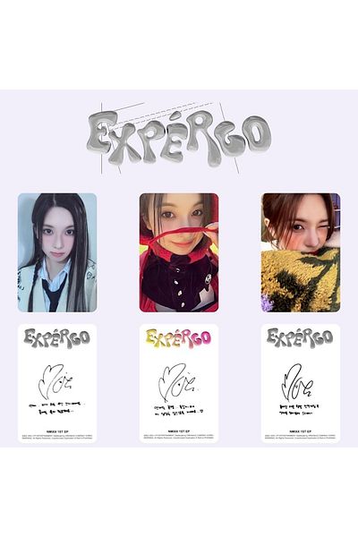 Kpop Dünyasi Nmıxx Bae ''Expergo'' Album Card Set