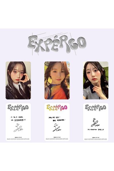 Kpop Dünyasi Nmıxx Haewoon ''Expergo'' Album Card Set