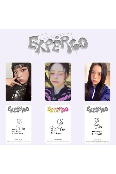 Kpop Dünyasi مجموعة بطاقات الألبوم Nmıxx Kyujin ''Expergo''
