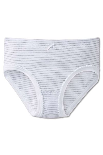 Schiesser Mädchen Slip - Unterhose, Hüftslip, Feinripp, Basic, 98-140