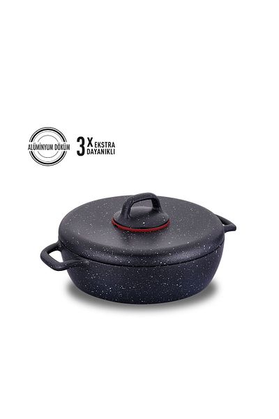 KORKMAZ Gusto Plus 24x6.5 Cm Short Pot
