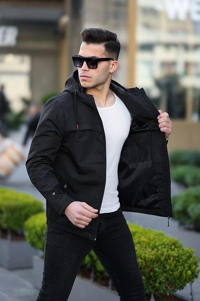 Helen Goods Ανδρικό εποχιακό μπουφάν New Season Hooded