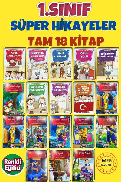 Ata Yayıncılık 1. Sınıflar Için En Çok Okunan Hikaye Kitabı Seti (en Çok Sata...
