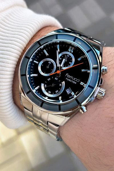 Ferrucci Function Fcf.13674fm.02 Multi Function Men's Wristwatch 3 Atm Waterproof