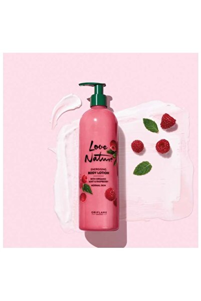 Oriflame Love Nature Organik Nane Ve Ahududu Özlü Enerji Verici Vücut Losyonu