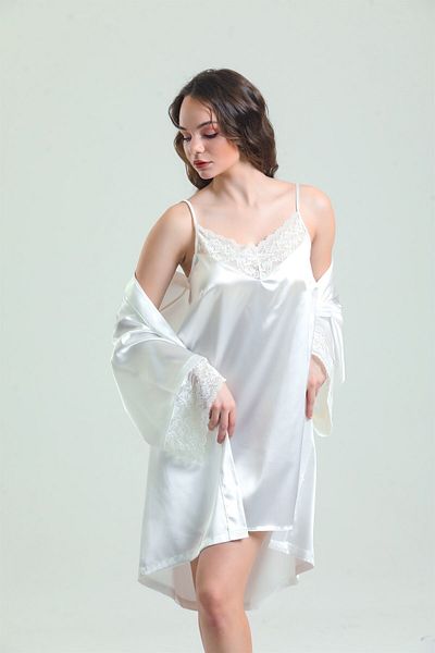 Magic Form 87430 - Crepe Satin Lace Nightgown
