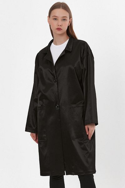ALEXANDERGARDI Bright Fabric Unlined Overcoat with Pockets (B23-26801)