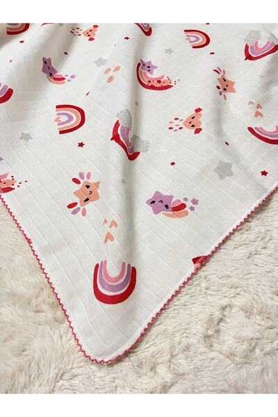 MASALBABY بطانية موسلين متعددة الأغراض 75x85 سم لحديثي الولادة والرضع والأطفا...