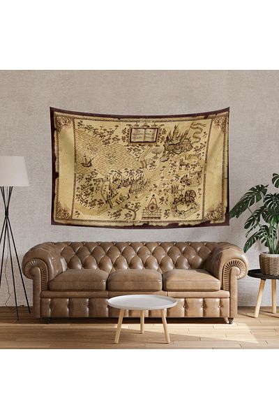 Vagonik Covor Tapiserie Harta Marauderului 140x100 Cm-70x100 Cm