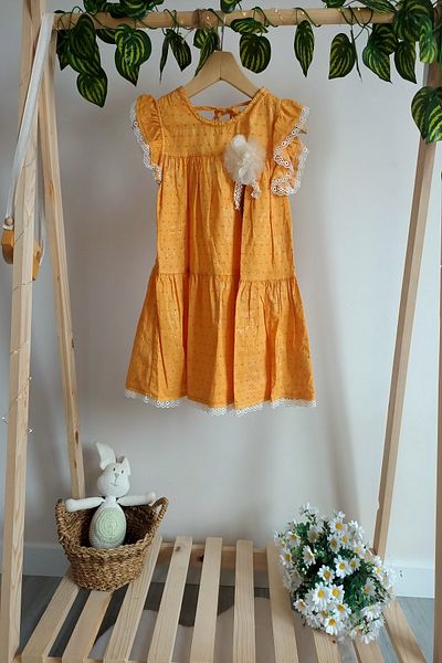 DFN Rochie cu detaliu din dantela din stofa texturata