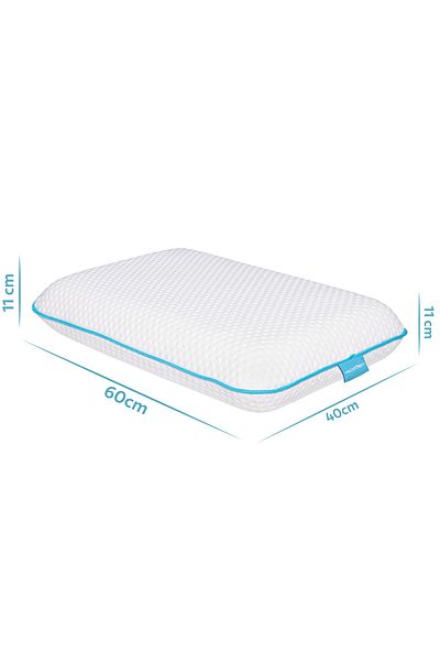 Viscofoam Luxury Orthopedic Pillow with Neck Support Visco Pillow 60x40x11cm