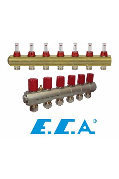 Eca Döşemeden Isıtma Debimetreli Kollektör Seti-5 Li