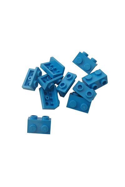 LEGO دعامة توصيل مخصصة أصلية 1 × 2 - 1 × 2 أزرق داكن 4 قطع سيتم إرسالها
