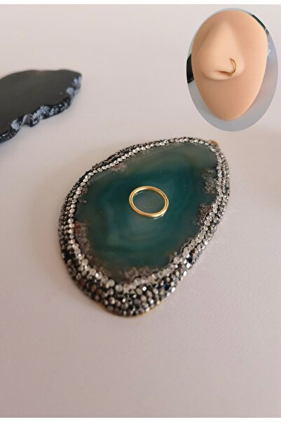 Bylin %100 316 L Cerrahi Çelik Halka Hızma, Piercing / Halka Çapı 8 Mm/halka ...