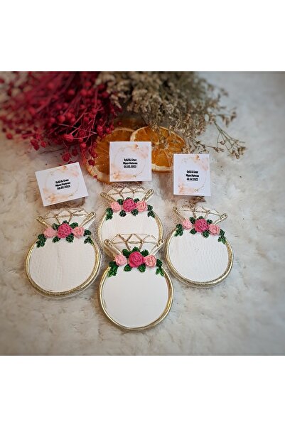glow moon Nişan Söz Nikah Magneti / Hediyelik Magnet