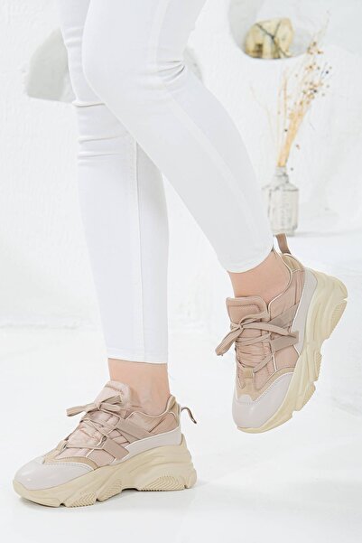 GULT Pantofi de damă cu talpă groasă Nud