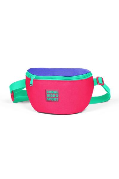 Coral High حقيبة خصر رياضية نيون كورال لافندر بقسمين 22618