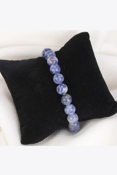 NBS Beautiful Naturel Stones سوار من الحجر الطبيعي الحقيقي من سوداليت (الحدس،...