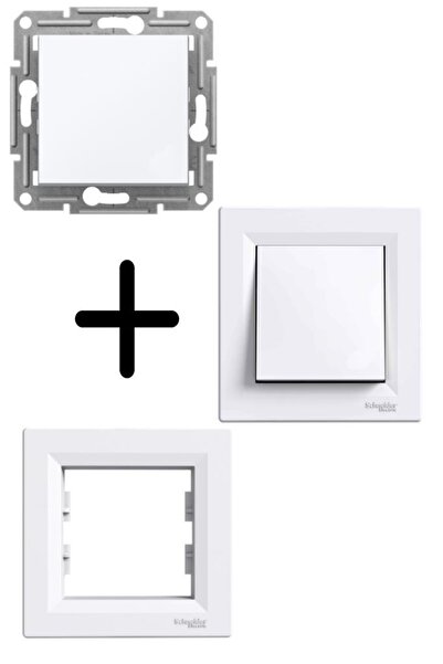 Schneider Electric Schneider ASFORA Beyaz Liht Butonu (Çerçeveli)