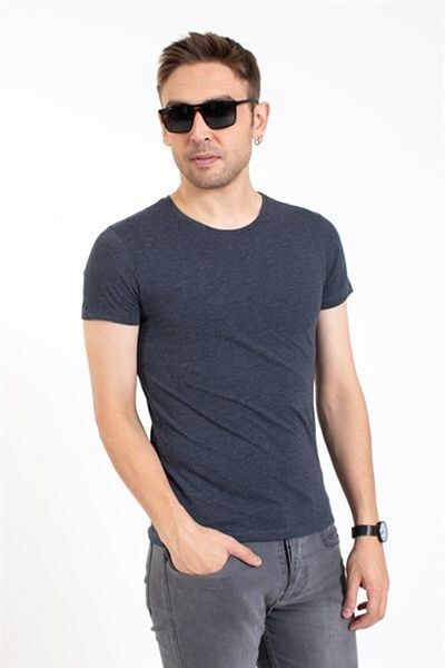 Villager&Son Vs 0 Μπλουζάκι με γιακά Basic K. Sleeve Antramelange