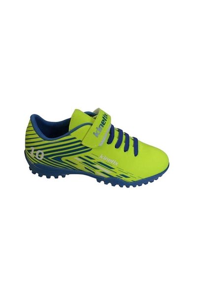 Kinetix Boy's Neon Yellow Velcro Laced Astroturf Sports Shoes