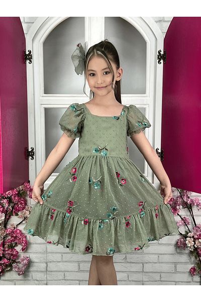Luggi Baby Rochie cu cataramă florală