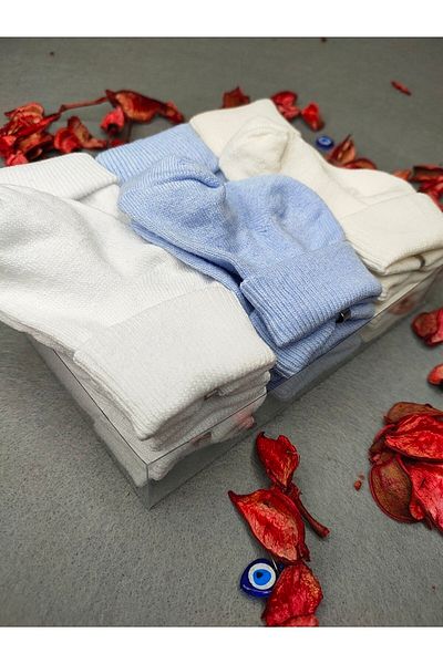 Akface 12 Pairs Organic Cotton Newborn Baby Boy Socks 0-24months