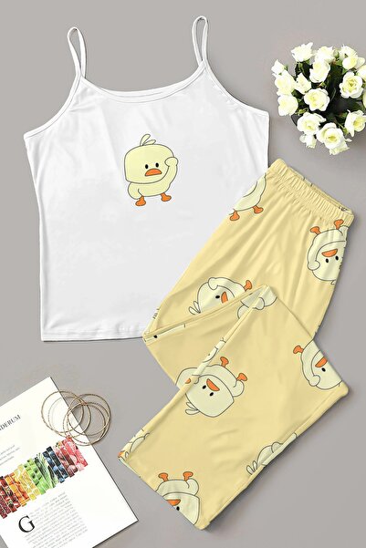 PEMBİŞ HOMEWEAR Σετ πιτζάμες με τιράντες Foloz Chick