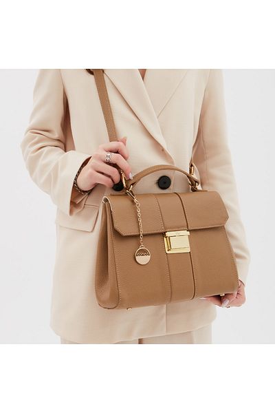 Tamer Tanca Women's Leather Shoulder Bag 363 8075 Bn Bag