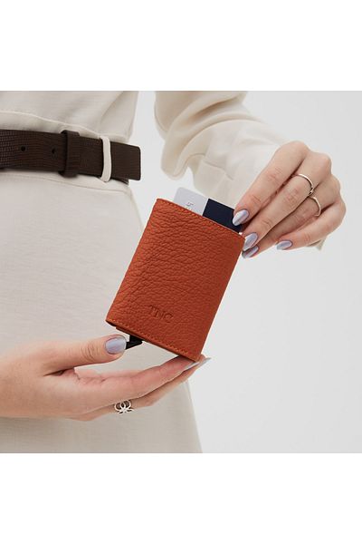 Tamer Tanca Men's Leather Card Holder Wallet, card holder, keychain 688 2006 Mkn Krtlk