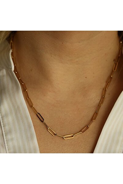 by milo jewellery Ataç Zincir Altın Kolye