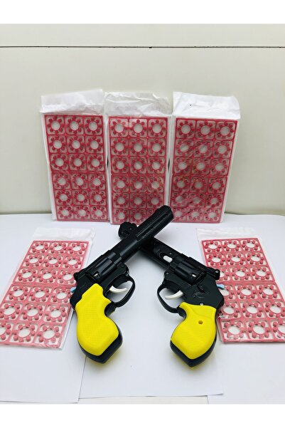 PeriYedi Smith Wesson 8 Patlar 2 Adet Kapsül Pat Pat Tabanca Ve 90 Adet Kapsül