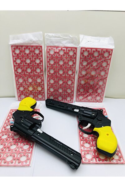 PeriYedi Smith Wesson 8 Patlar 2 Adet Kapsül Pat Pat Tabanca Ve 90 Adet Kapsül