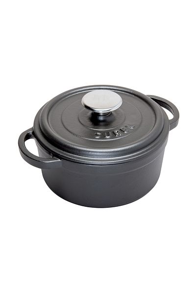 Sürel Aroma Lid Black Round Pot 20 Cm