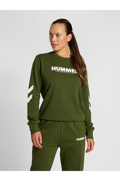HUMMEL Sweatshirt - Grün - Regular Fit